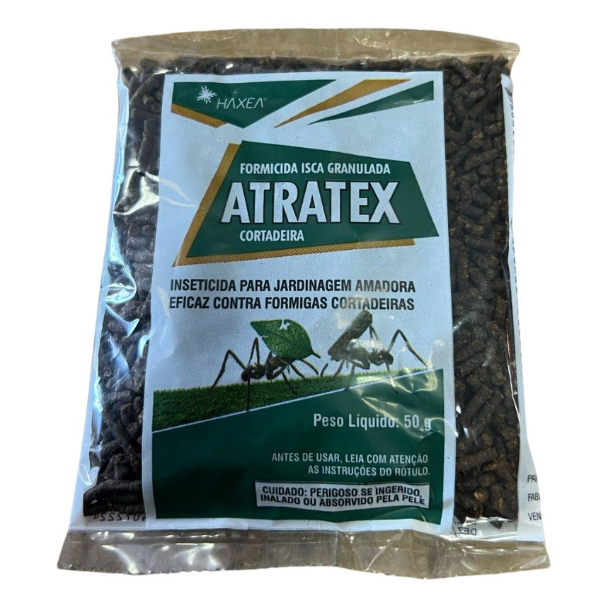 ISCA GRANULADA FORMIGA CORTADEIRA JARDIM ATRATEX 10SACHÊ-50G