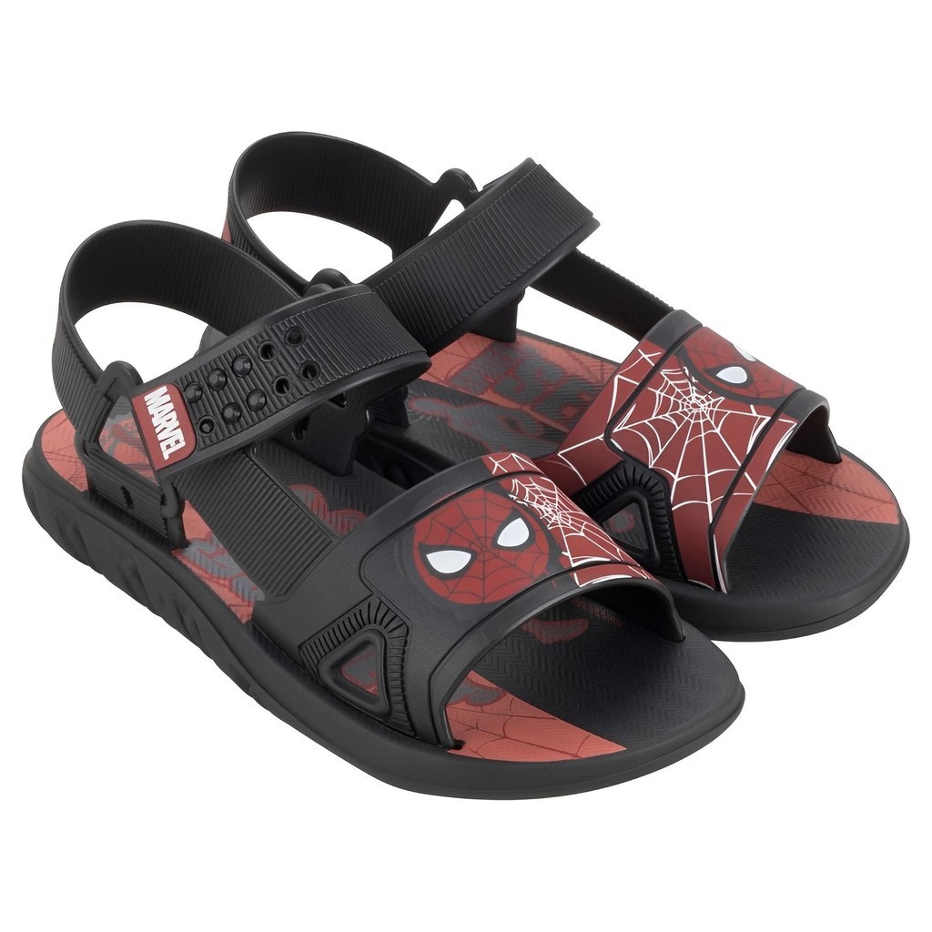 SANDALIA HOMEM ARANHA PAPETE INFANTIL MASCULINA GRENDENE KIDS SPIDER MAN