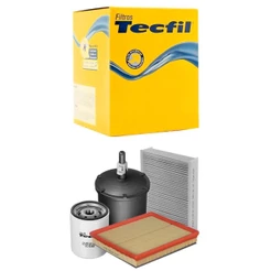 Kit Troca De Filtros Onix 1.0 1.4 Flex 2012 A 2019 Tecfil