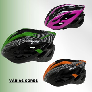 Capacete Importado Para Bicicleta Ciclismo Adulto Com Led Sinalizador em Oferta na Shopee