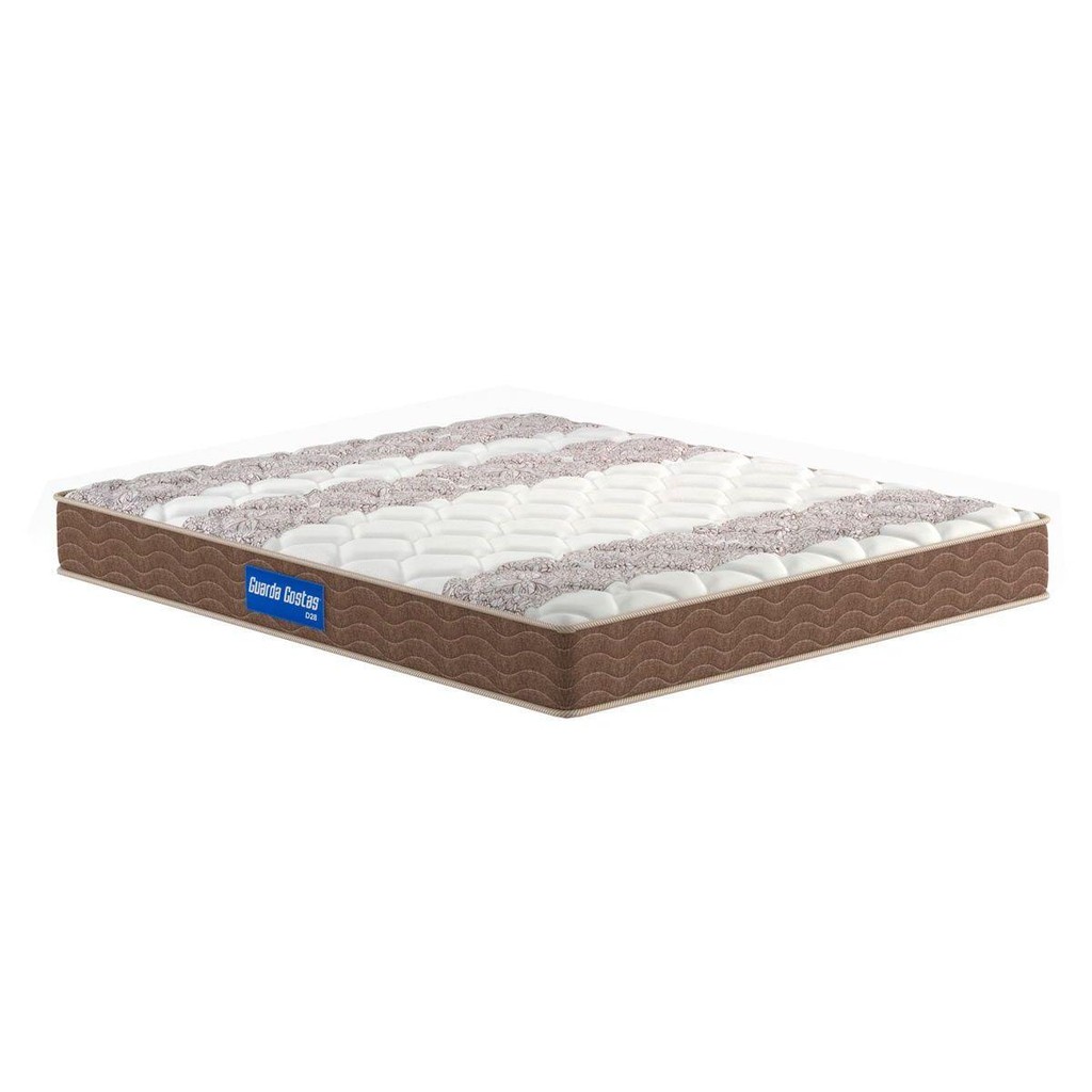 Colchão Casal Espuma D28 Guarda Costas Brown (138x188x12) - Probel - Home & Living