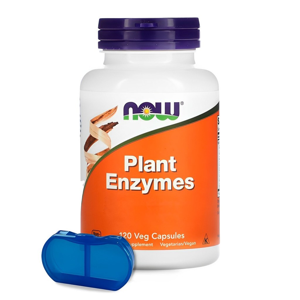 Enzimas Digestivas Now Foods 120Cáps + Porta Cápsulas em Oferta na Shopee