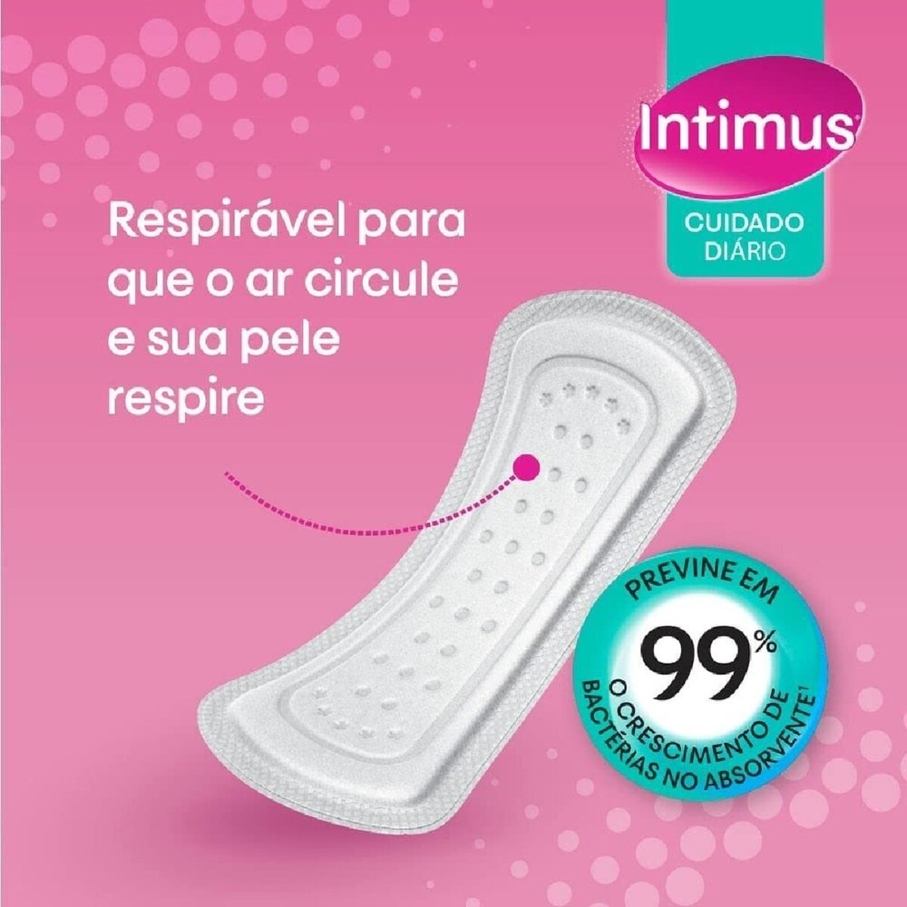 Protetor Diario Intimus Tecnologia Antibacteriana 80 Unidades Leve Mais Pague Menos — imagem 2 de 2