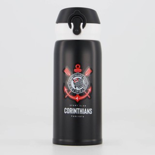 Garrafa Térmica Corinthians Flip 300ML Preto em Oferta na Shopee