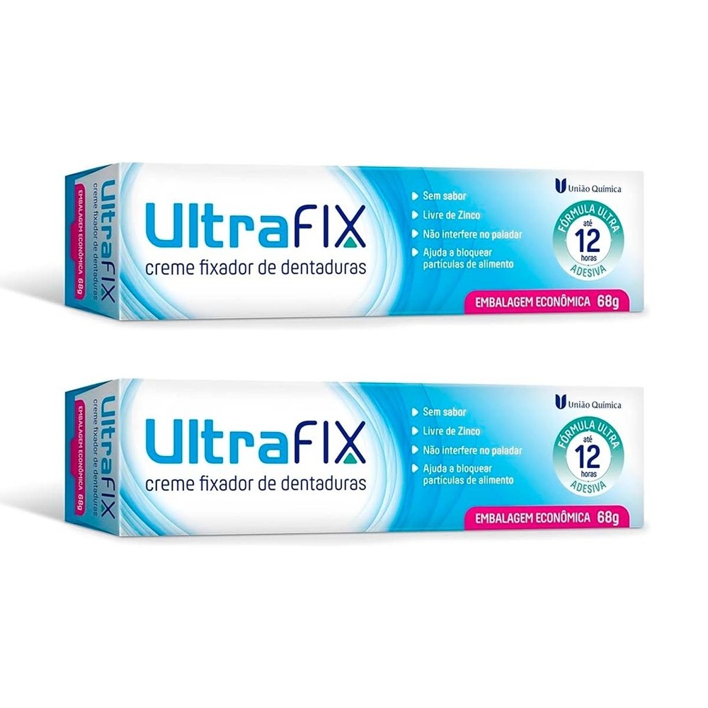Kit 2 und Ultrafix Creme Sem Sabor 68g em Oferta na Shopee