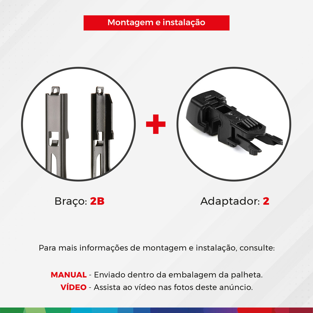 Detalhes do Palheta Parabrisa Bosch Fusion 2014 15 2016 2017 2018 2019