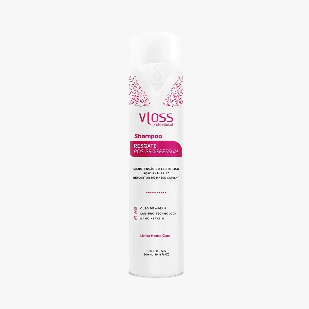 Vloss Shampoo Resgate - Pós Progressiva 300ml - Loja Impacto