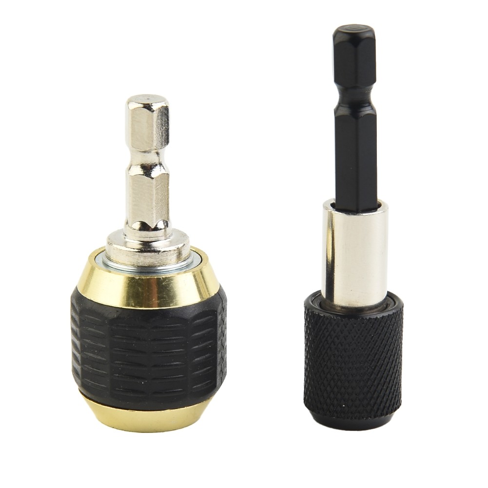 [JTFY] 2pcs Haste Hexagonal 60mm Sem Chave Broca Mandril Adaptador Conversor De Troca Rápida