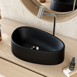 Cuba de Apoio Gota Para Banheiro Lavabo C01 BG43W Preto Matte Fosca  - Lyam em Oferta na Shopee