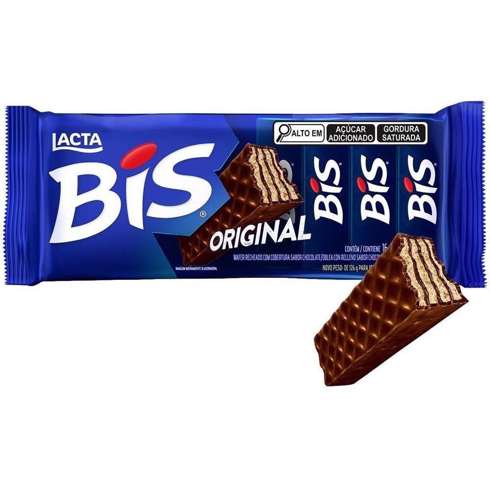 Chocolate Bis ao Leite 100,8g Lacta