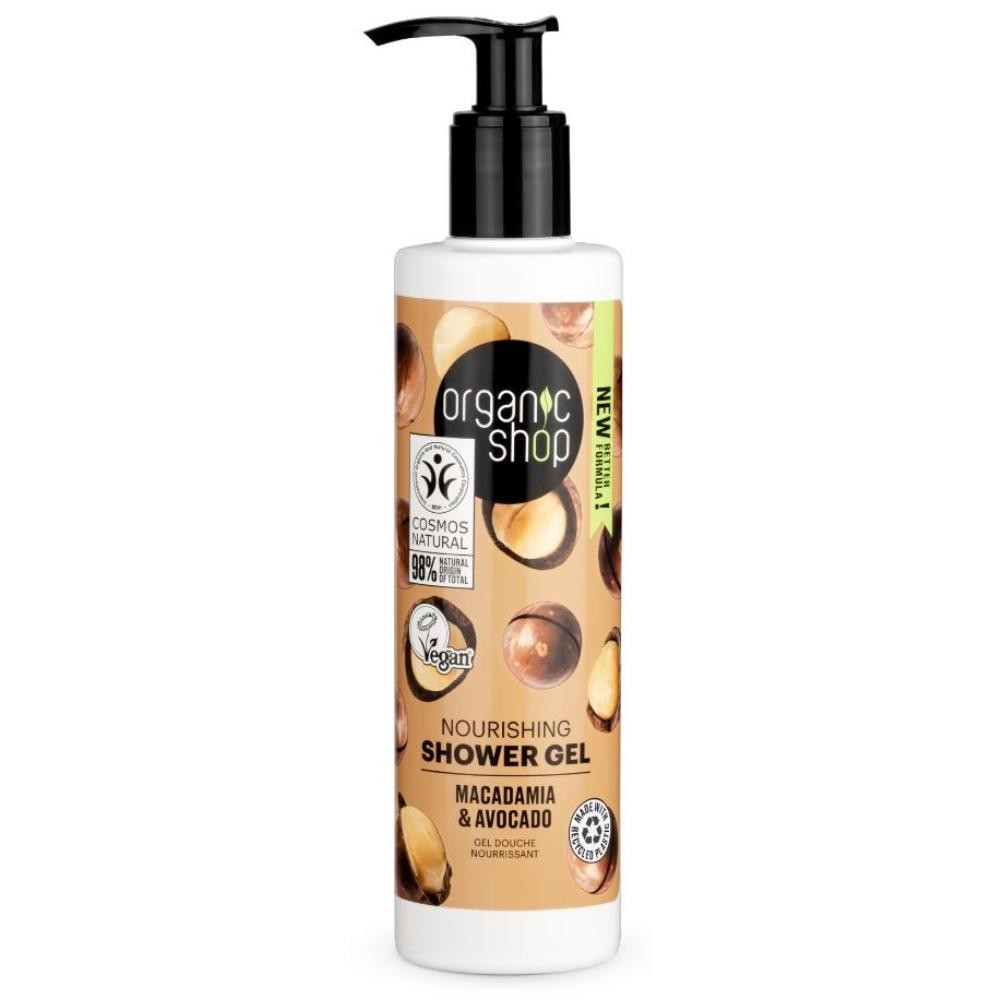 Sabonete Líq. Corpo Shower Gel Macadâmia Organic Shop 280ml