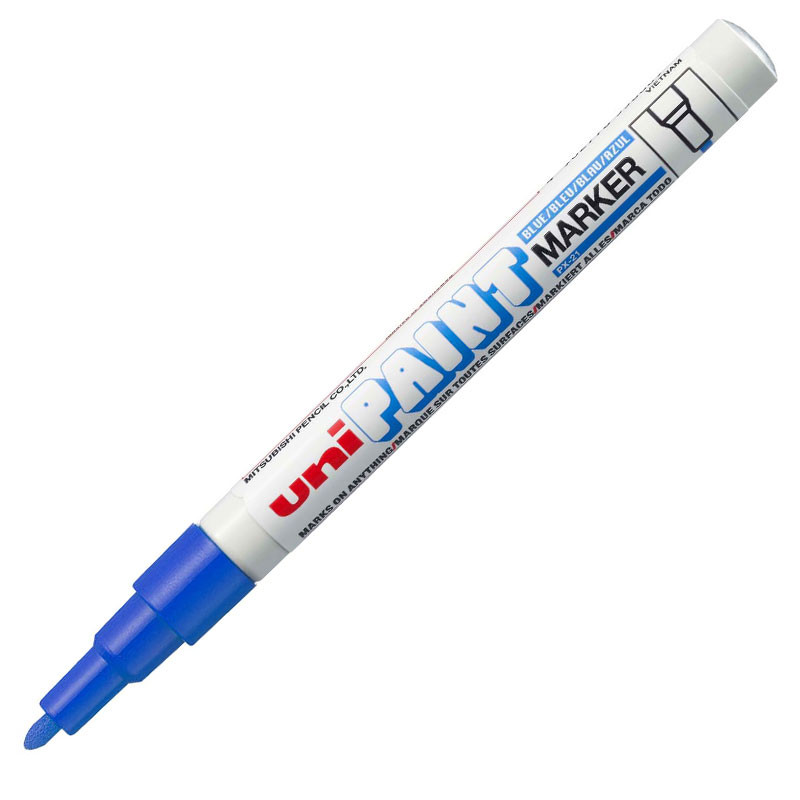 Pincel marcador permanente Paint Marker Azul PX-21 Uni-Paint
