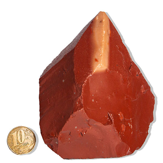 03 Jaspe Vermelho Pé e Bico Serrado 0,5 a 1Kg Média 10cm