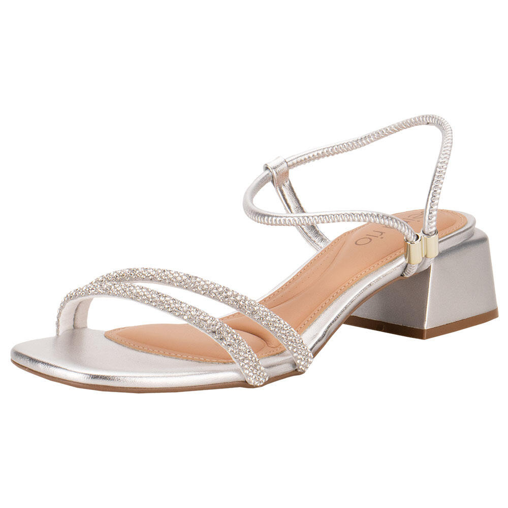 Sandália Feminina Salto Grosso Beira Rio 8423328 em Oferta na Shopee