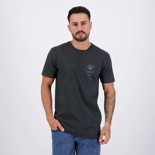 Camiseta Hang Loose Palms Cinza Escuro em Oferta na Shopee
