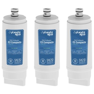 kit com 3 Filtros Refil E3 Compacto para Purificador de Água IBBL – Avanti e Mio (Similar) em Oferta na Shopee