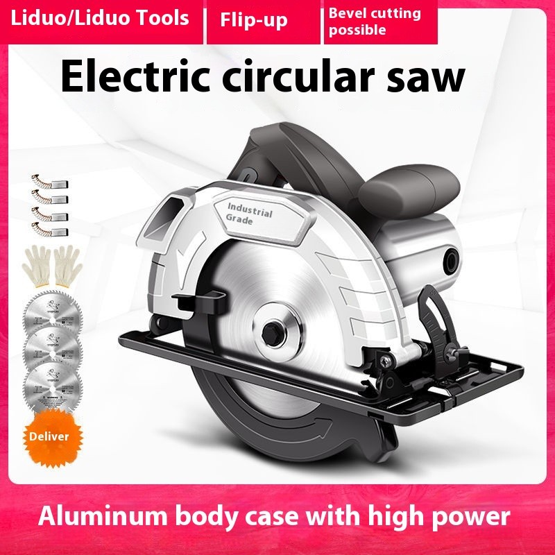 Máquina de serra de corte invertida para carpintaria Serra Circular elétrica Serra portátil multifuncional Serra para ca