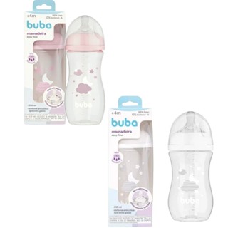 Mamadeira Nuvem Easy Flow Anticólica 330ml - Buba em Oferta na Shopee
