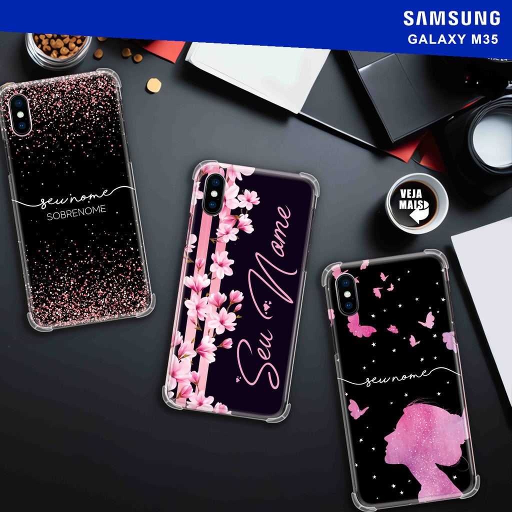 Capa Capinha - Samsung Galaxy M35 - Personalizadas com nome