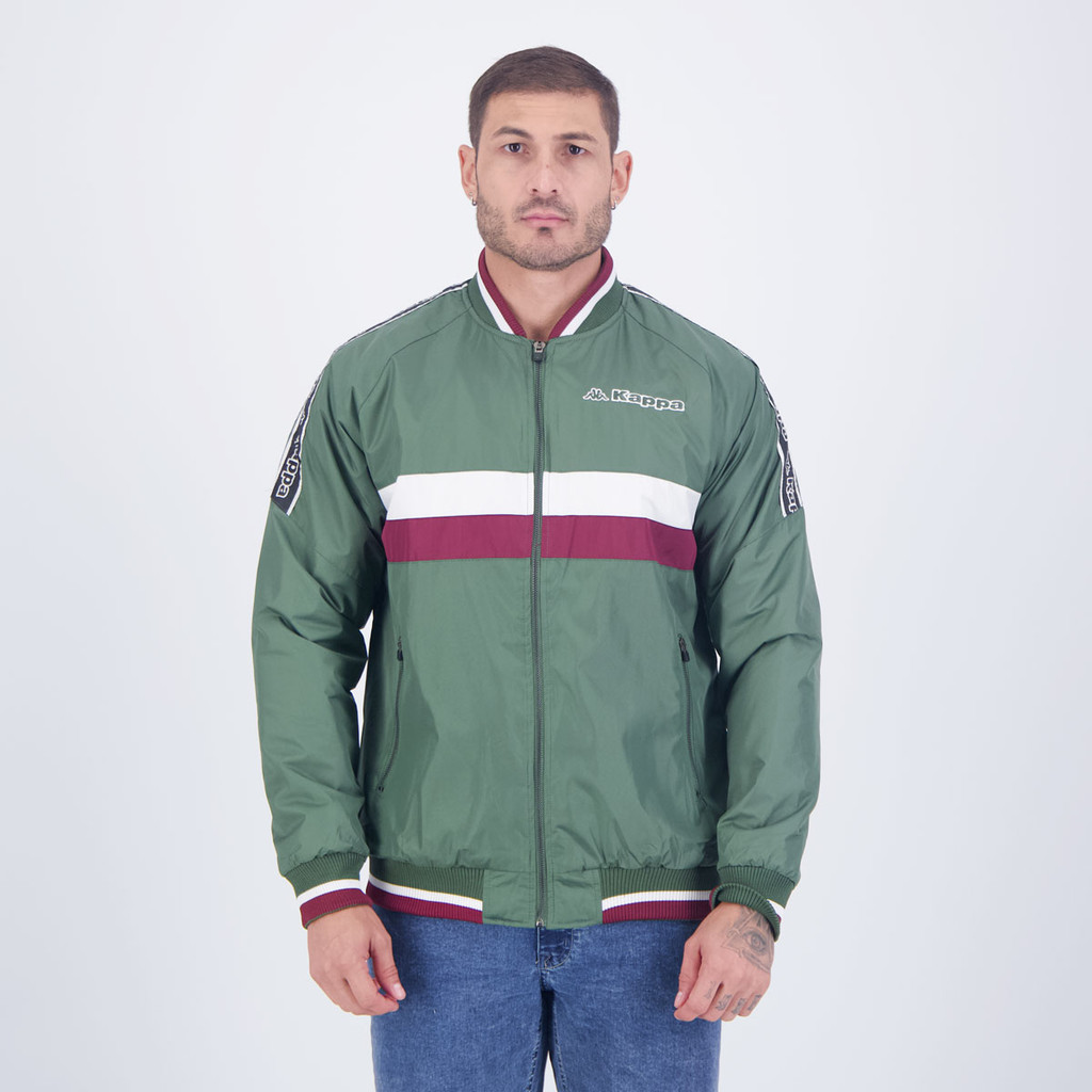 Jaqueta Kappa Bomber Verde em Oferta na Shopee