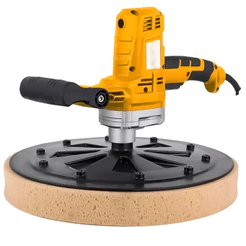 Desempenadeira Elétrica Com Kit Discos Para Reboco Parede Profissional 1200w 60Hz Rápido MENEGOTTI