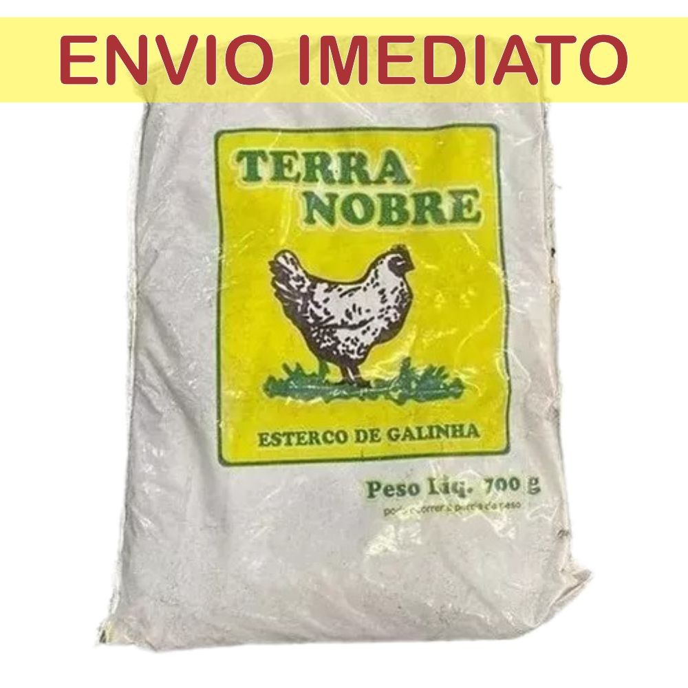 FERTILIZANTE ADUBO ESTERCO DE GALINHA 700G TERRA NOBRE em Oferta na Shopee
