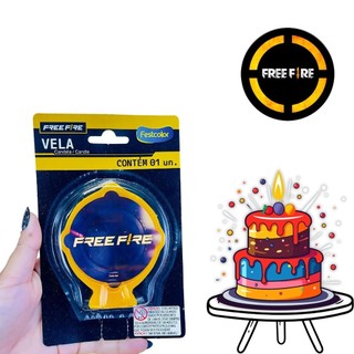VELA  FREE FIRE GAMER FESTCOLOR em Oferta na Shopee