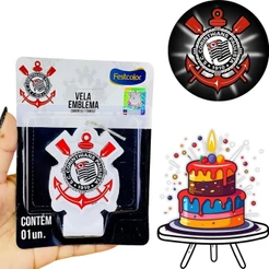 VELA CORINTHIANS FESTCOLOR (CHOCO)