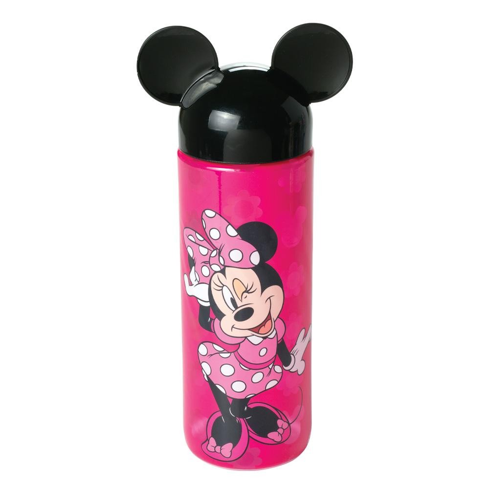 Garrafa Minnie Rosa 3D Orelhinha Lúdica Disney Plasútil em Oferta na Shopee