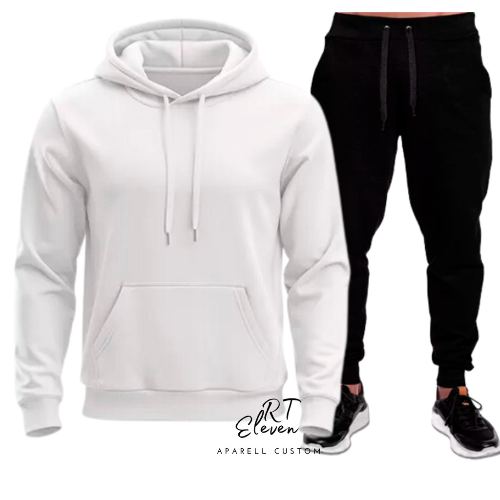 Conjunto Moletom Unissex Liso diversas cores  Abrigo Inverno 2024 Lançamento Blusa + calça Liso em Oferta na Shopee