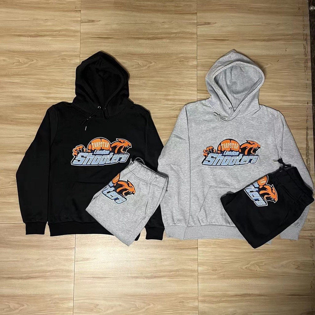 Conjunto  Trapstar  Fashion Europeu Trend Brand Outono e Inverno à solta estilo high street americano estilo high street