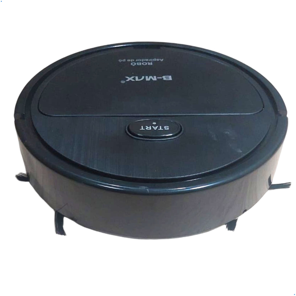 Mini Robô Aspirador de Pó 3 em 1 Bateria sem fio Preto