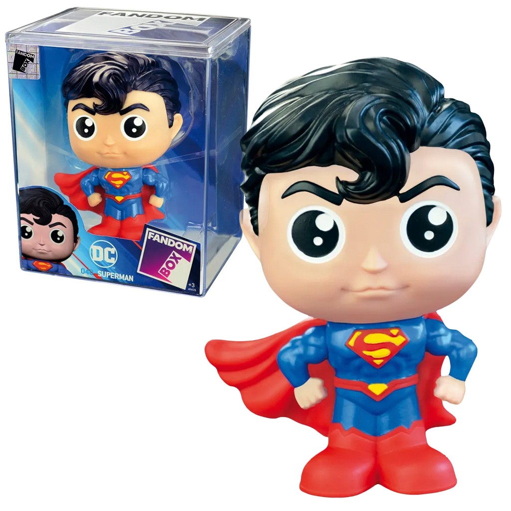 Figura Superman Boneco Colecionável Liga Da Justiça Fandom Box 040 - Líder Brinquedos