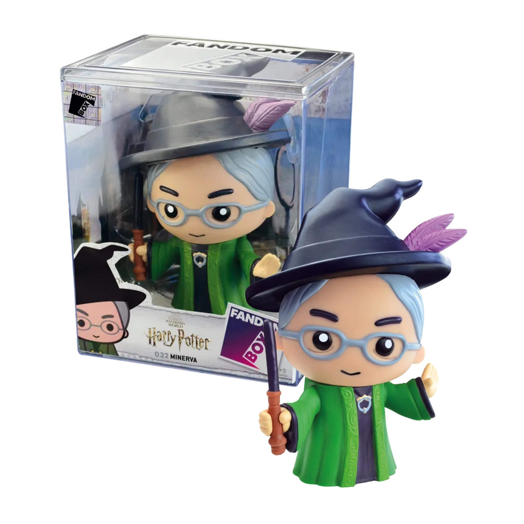 Fandom Box Boneco Colecionável Minerva Mcgonagall Saga Harry Potter Vinil Atóxico Líder - 3460 em Oferta na Shopee