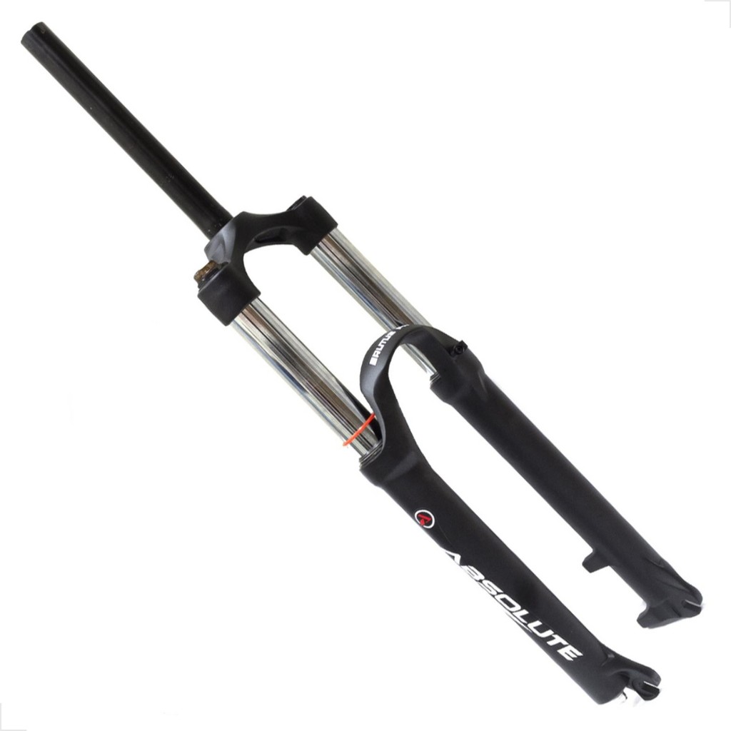 SUSPENSÃO ABSOLUTE BRUTUS FR - ARO 26 / CURSO 150MM / ESPIGA RETA  / MOLA / EIXO 9MM - PRETO - Sports & Outdoors