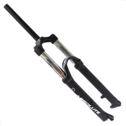 SUSPENSÃO ABSOLUTE BRUTUS FR - ARO 26 / CURSO 150MM / ESPIGA RETA / MOLA / EIXO 9MM - PRETO