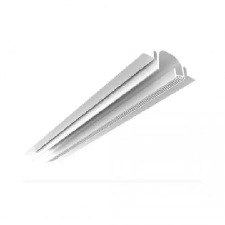 Perfil de Embutir para Fita Led Line Up 0,5cm Alumínio Branco - New Line