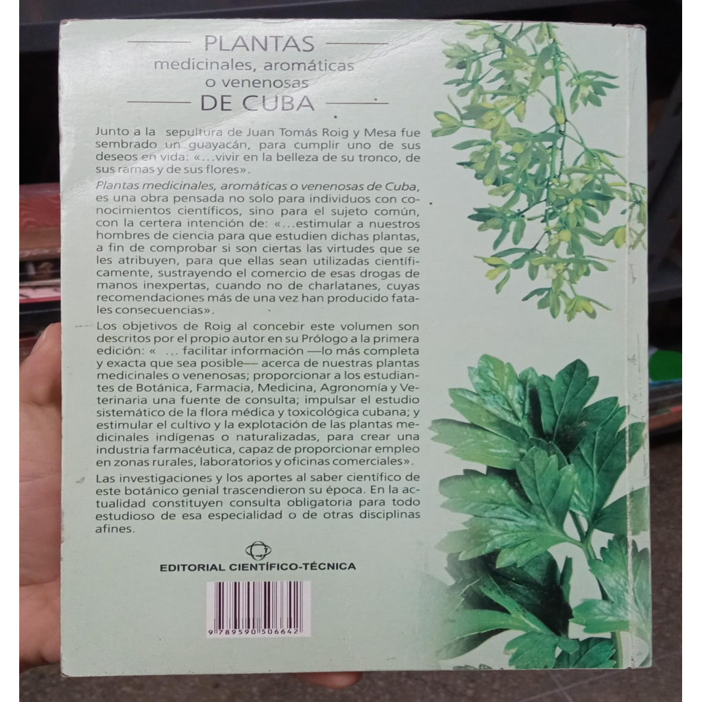 Plantas medicinales, aromáticas o venenosas de Cuba: Tomo 2 autor Juan Tomás Roig y Mesa