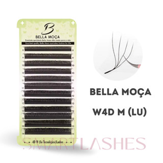 Cílios Bella Moça W4D Curv. M PRETO 0,07mm em Oferta na Shopee