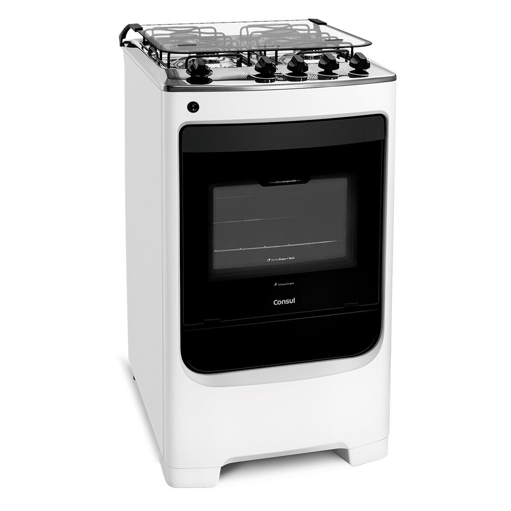 Fogão de Piso Consul Facilita 4 Bocas Acendimento Automático CFO4NAB em Oferta na Shopee