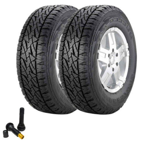 Combo 2 Pneus Strada Laguna 205/60r16 Atr 92t Dueler At Revo2 Bridgestone + Bico Valvula Tr414