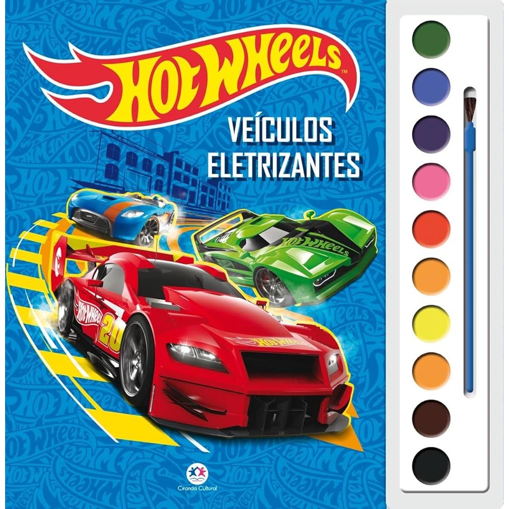 Hot Wheels - Veículos Eletrizantes, De Cultural, Ciranda. Livro Com Aquarela. Em Português, 2022 em Oferta na Shopee