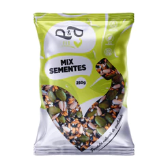 Mix P&P Sementes Premium Chia Girassol Abobora Linhaça 250g