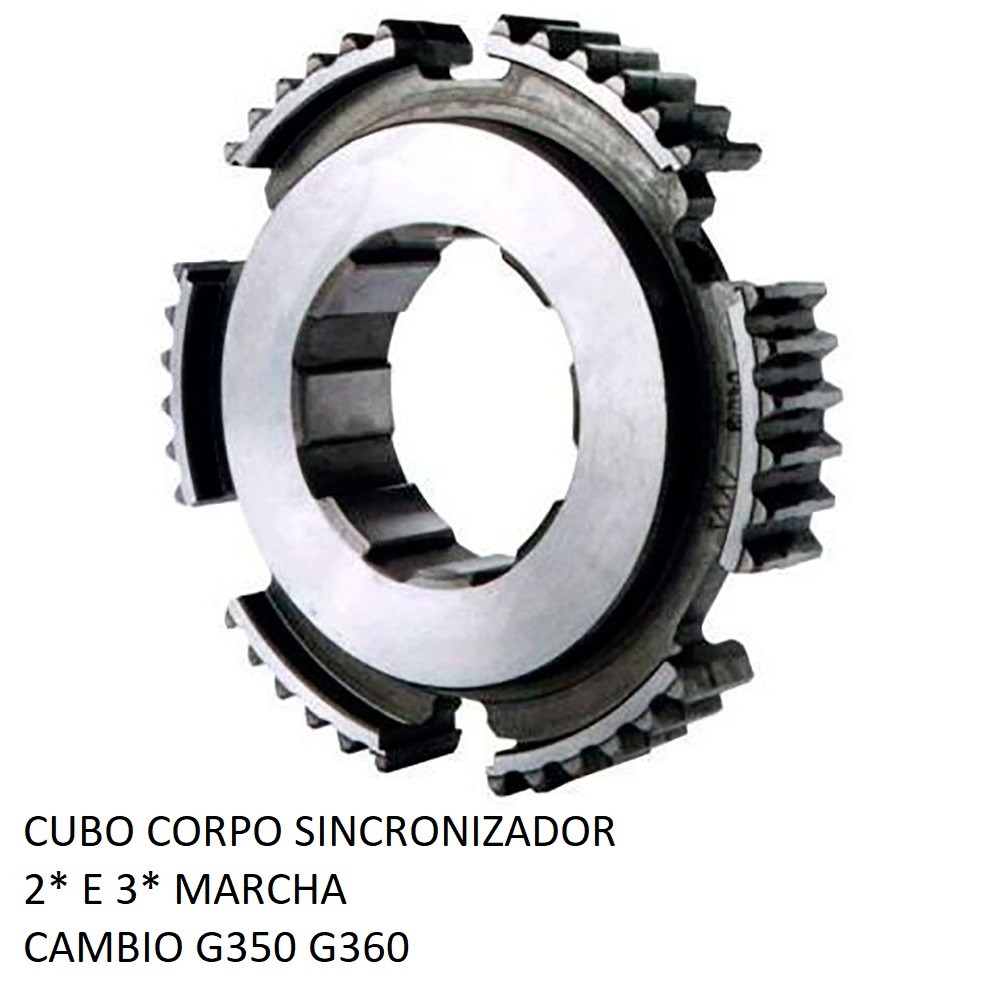 * CUBO CORPO SINCRONIZADOR 2a 3a CAMBIO G3-50 / G3-60 / G3-61 MERCEDES BENZ L1214 / 1418 / 1618 / 2014 / O370 / 371