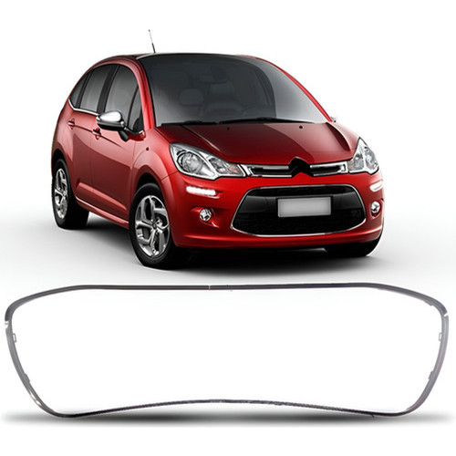 Friso Grade Central Parachoque Citroen C3 2013 2014 2015 201