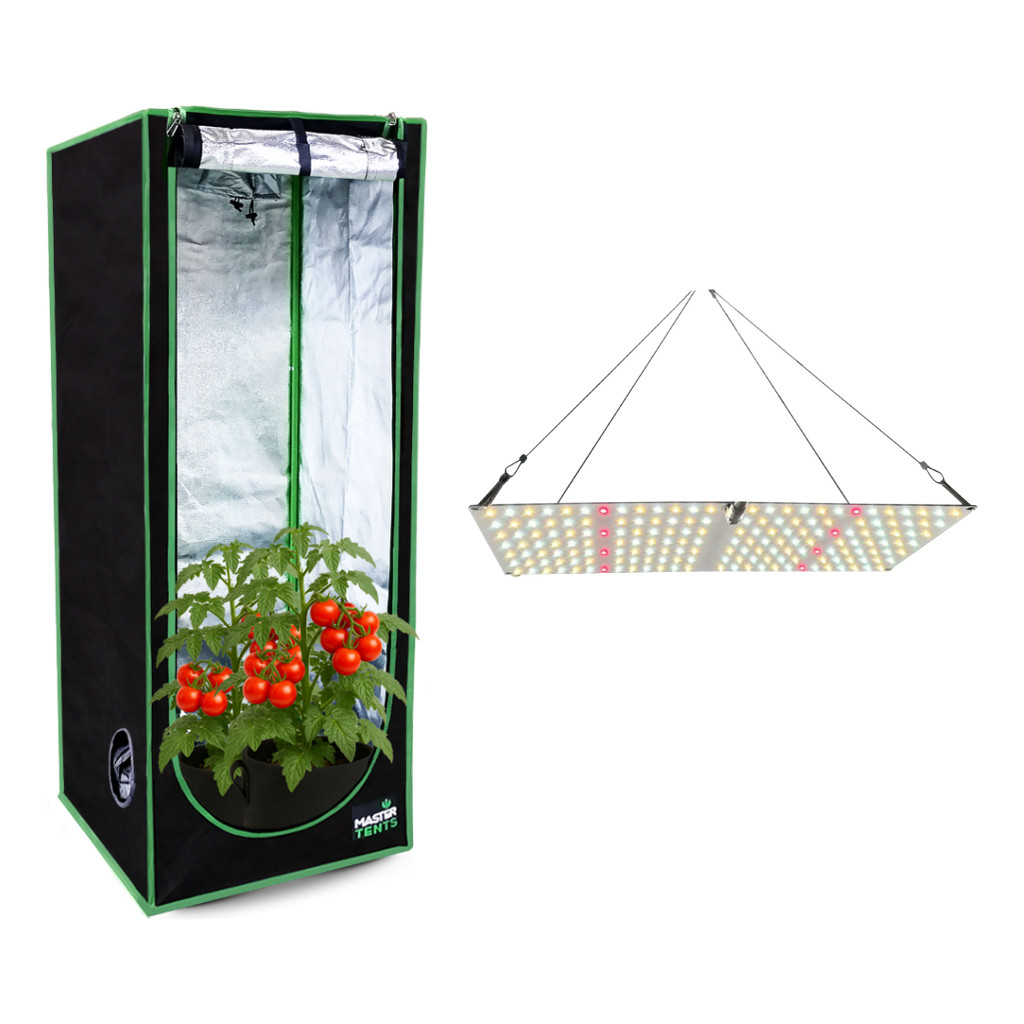 Kit Grow Cultivo Indoor Estufa Tenda 60x60x160 + LED Painel 65w Quantum Board Qb Chip Samsung LM281B