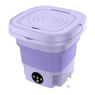 Mini Máquina de Lavar Roupas Portátil e Dobrável Moderna 9L em Oferta na Shopee