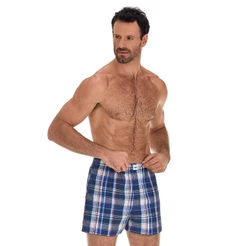 Cueca Samba Canção Xadrez Tons de Azul Zee Rucci