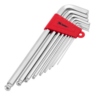 Jogo de Chave Allen Abaulada 1,5 a 10mm MTX Extra Longa com 9 Peças em Oferta na Shopee