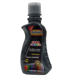 Cera Colorida Cinza Radnaq 200g Proteção Brilho E Restauração Da Cor Para Pinturas Automotivas